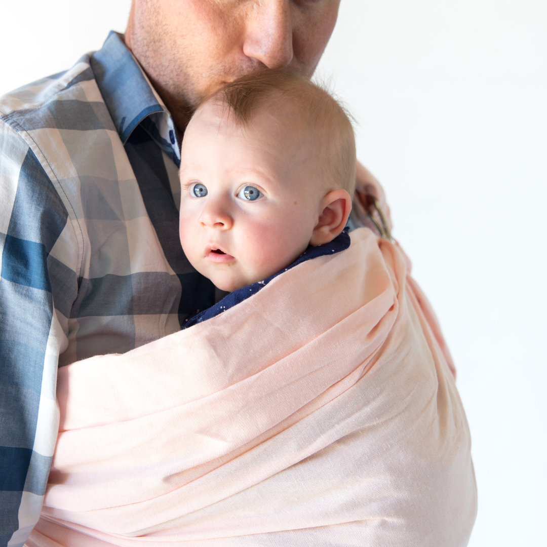 BabyWombWorld Ring Sling - Adjustable, Soft, Hands-Free Baby Carrier for Newborns & Toddlers - Pink
