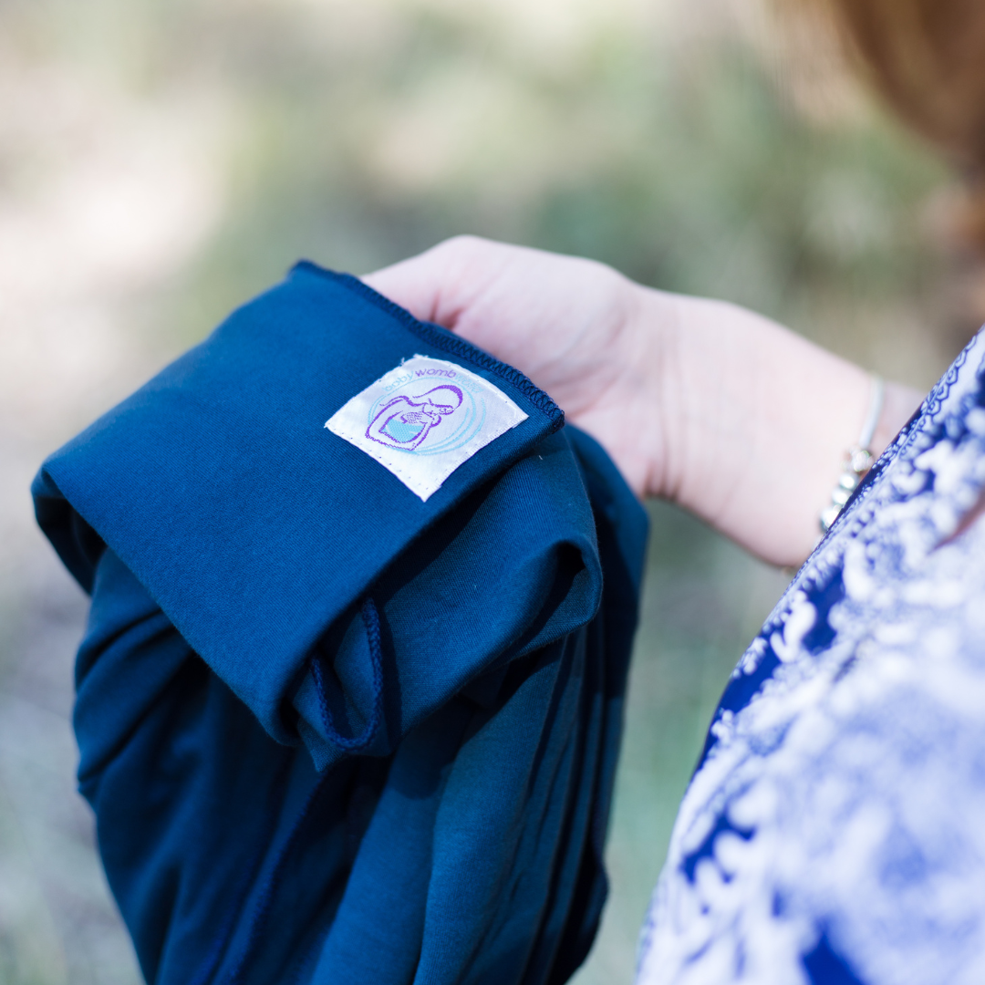 Baby Wrap Carrier - Ultra-Soft, Versatile Sling for Newborns & Toddlers (Blue)