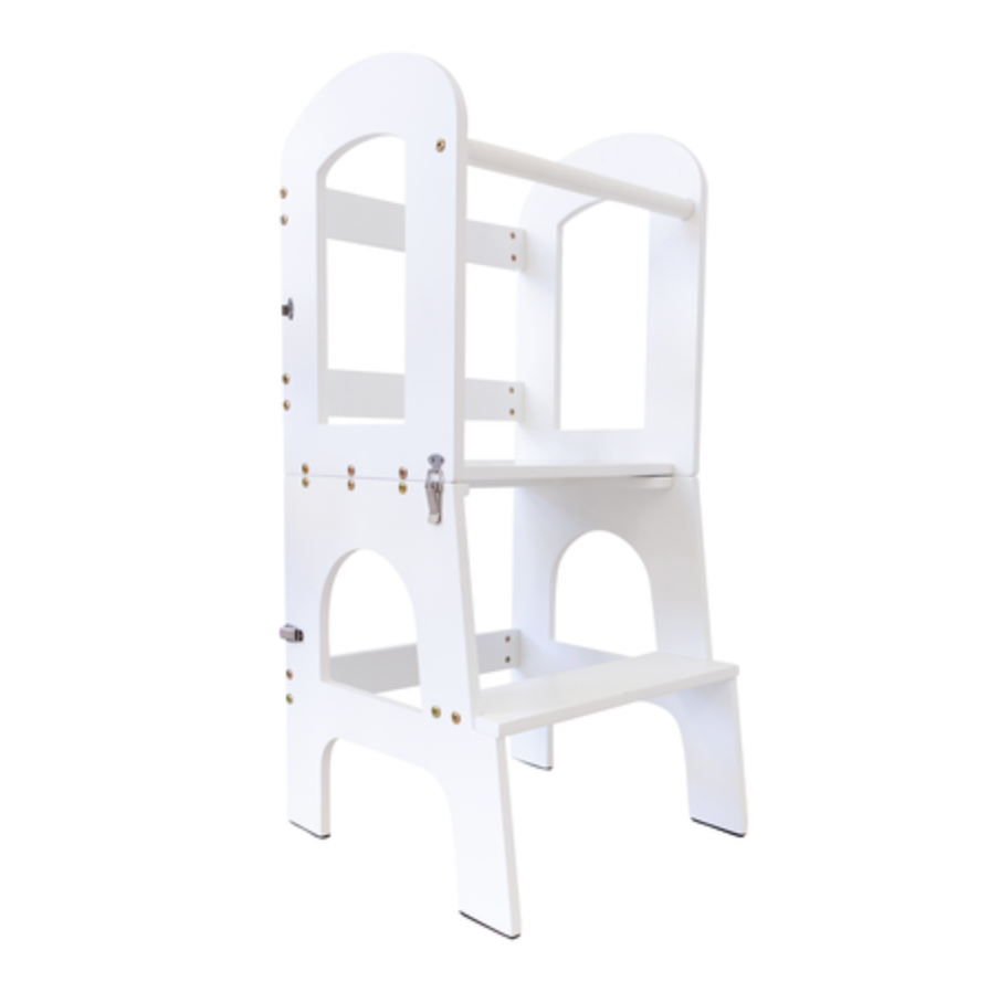 2-in-1 Kids Step Stool and Learning Tower