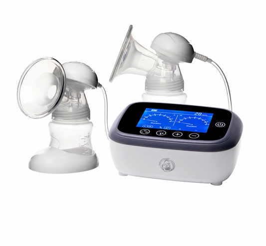 BabyWombWorld Rechargeable Closed Loop Deluxe Double Electric Breast Pump