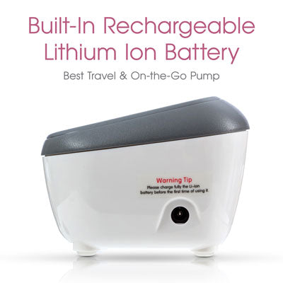 BabyWombWorld Rechargeable Closed Loop Deluxe Double Electric Breast Pump