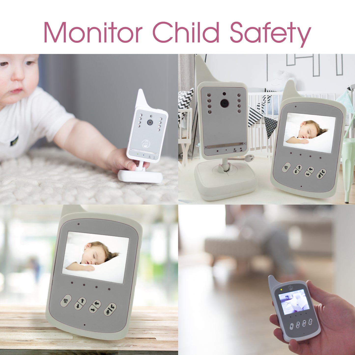 2.4'' LCD Screen Digital Video Baby Monitor 9021 (No Wifi Needed)