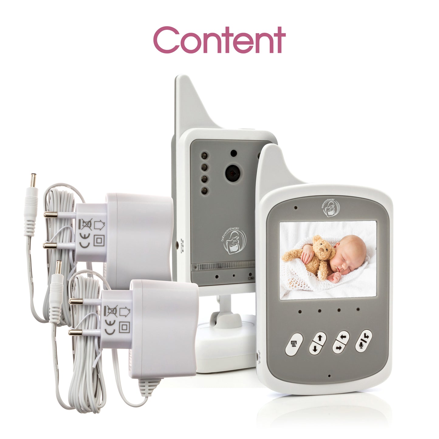 2.4'' LCD Screen Digital Video Baby Monitor 9021 (No Wifi Needed)